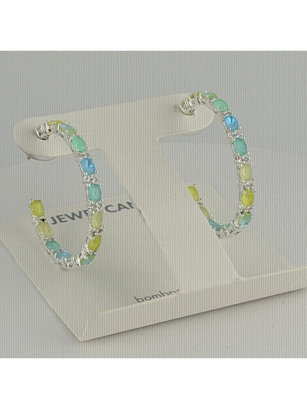 Bomb Party Retro Jewel Candy “The Vera” Lemon Lime Magic on Silver RBP7105